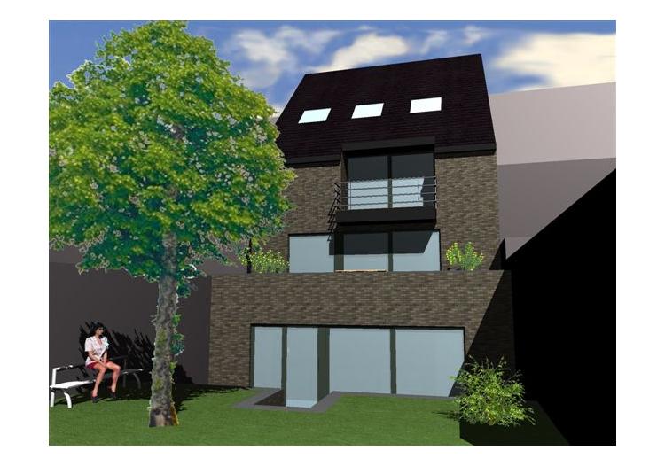 Tuin en achtergevel