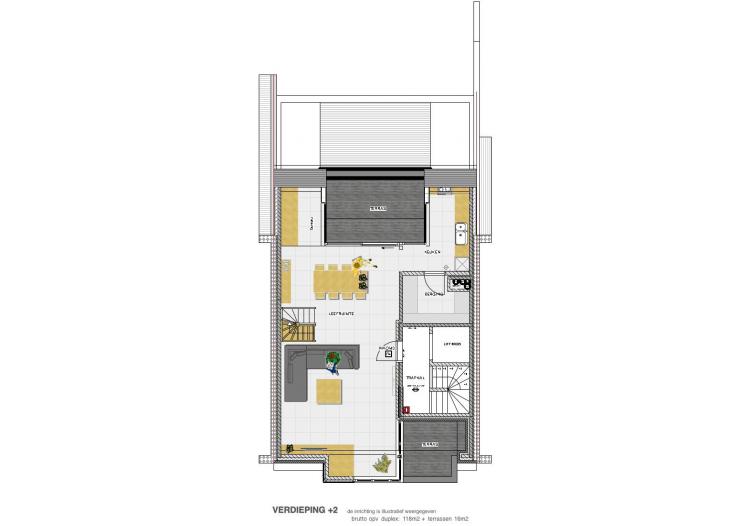 Grondplan app.3 niv.1